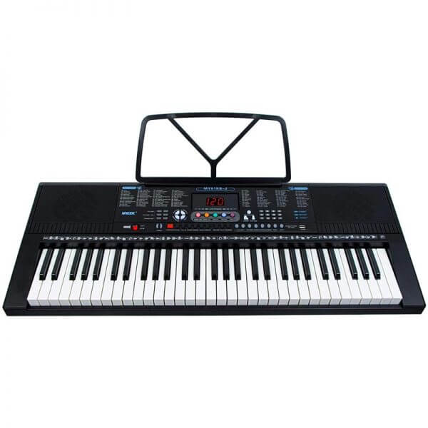 Mylek Portable Electronic Keyboard - overhead view