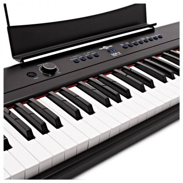 SDP-2 Stage Piano by Gear4music - side angle view