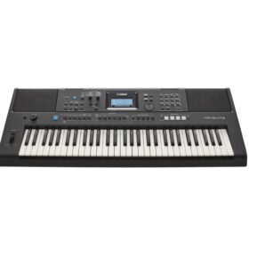 Yamaha PSR-E473 top angled view